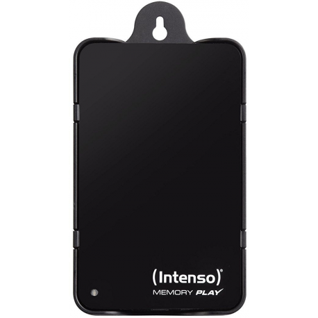 Intenso MEMORY PLAY - Hard drive - 1 TB - external (portable) - 2.5" - USB 3.0 - 5400 rpm - buffer: 8 MB - black - 0