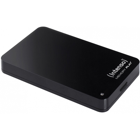 Intenso MEMORY PLAY - Hard drive - 1 TB - external (portable) - 2.5" - USB 3.0 - 5400 rpm - buffer: 8 MB - black - 1