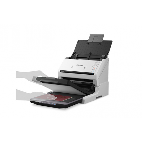 Epson WorkForce DS-530II - Document scanner - Duplex - 215.9 x 6096 mm - 600 dpi x 600 dpi - up to 35 ppm (mono)  /  up to 35 ppm (colour) - ADF (50 sheets) - up to 4000 scans per day - USB 3.0 - 6