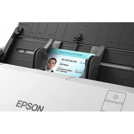 Epson WorkForce DS-530II - Document scanner - Duplex - 215.9 x 6096 mm - 600 dpi x 600 dpi - up to 35 ppm (mono)  /  up to 35 ppm (colour) - ADF (50 sheets) - up to 4000 scans per day - USB 3.0 - 11
