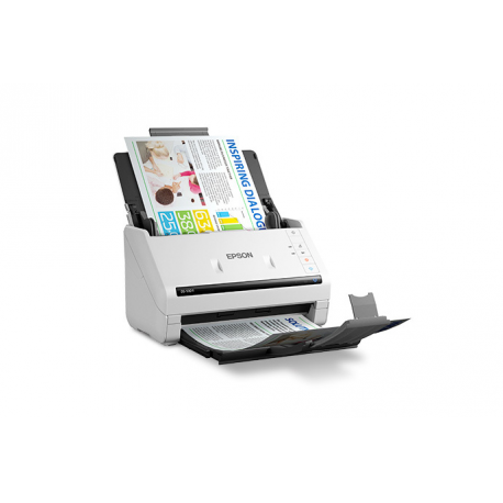 Epson WorkForce DS-530II - Document scanner - Duplex - 215.9 x 6096 mm - 600 dpi x 600 dpi - up to 35 ppm (mono)  /  up to 35 ppm (colour) - ADF (50 sheets) - up to 4000 scans per day - USB 3.0 - 14