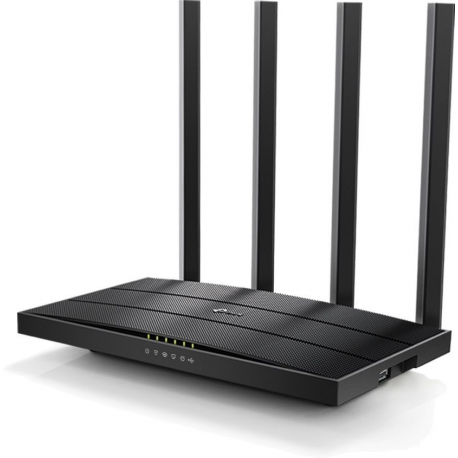 TP-Link Archer C6U - V1 - wireless router 4-port switch - 1GbE - Wi-Fi 5 - Dual Band - 1