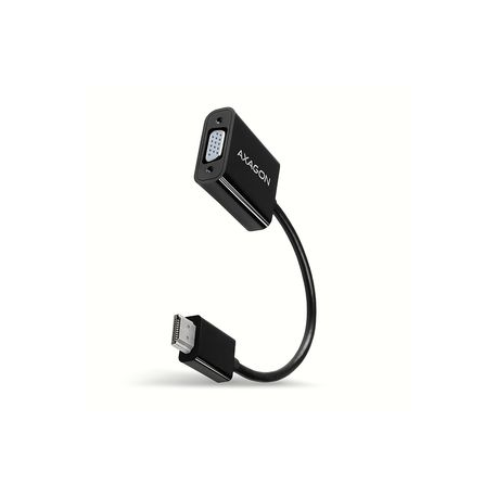 AXAGON - Video interface converter - HDMI (M) to HD-15 (VGA) (F) - 17 cm - 1920 x 1200 (WUXGA) support, active converter - 0