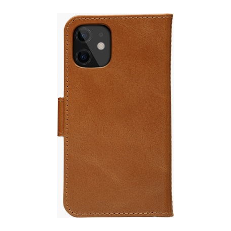 dbramante1928 Lynge - Flip cover for mobile phone - full-grain leather - tan - for Apple iPhone 12 mini - 4