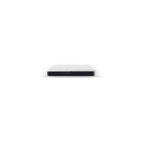 Toshiba Canvio Slim - Hard drive - 1 TB - external (portable) - 2.5" - USB 3.2 Gen 1 - silver - 2