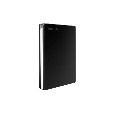 Toshiba Canvio Slim - Hard drive - 2 TB - external (portable) - 2.5" - USB 3.2 Gen 1 - black - 0