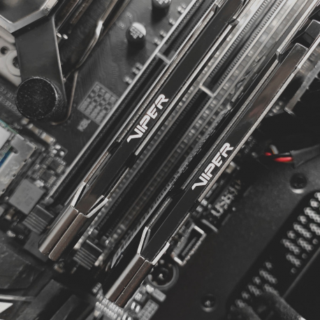 Patriot Extreme Performance Viper Steel - DDR4 - kit - 32 GB: 2 x 16 GB - DIMM 288-pin - 3200 MHz  /  PC4-25600 - CL16 - 1.35 V - unbuffered - non-ECC - gunmetal gray - 9