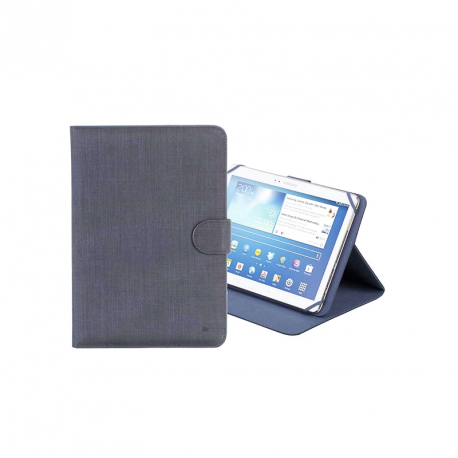 Riva Case Biscayne 3317 Universal - Flip cover for tablet - polyester - black - 10.1" - 3