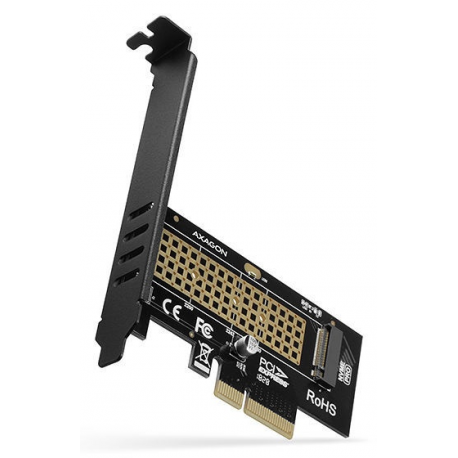 AXAGON PCEM2-N - Storage controller - M.2 - M.2 NVMe Card low profile - 8 GBps - PCIe 3.0 x4 - 0