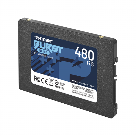 Patriot Burst Elite - SSD - 480 GB - internal - 2.5" - SATA 6Gb / s - 3