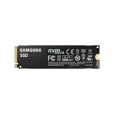 Samsung 980 PRO MZ-V8P2T0BW - SSD - encrypted - 2 TB - internal - M.2 2280 - PCIe 4.0 x4 (NVMe) - buffer: 2 GB - 256-bit AES - TCG Opal Encryption - 1