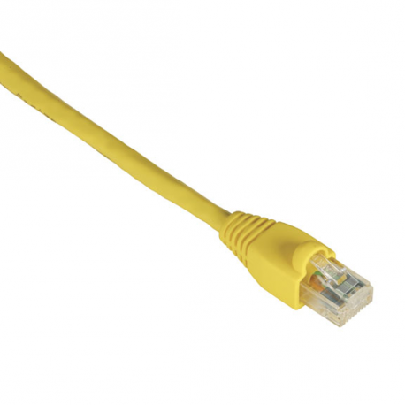 Black Box GigaTrue - Patch cable - RJ-45 (M) to RJ-45 (M) - 90 cm - CAT 6 - booted, snagless, stranded - yellow - 0