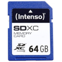 Intenso - Flash memory card - 64 GB - Class 10 - SDXC
