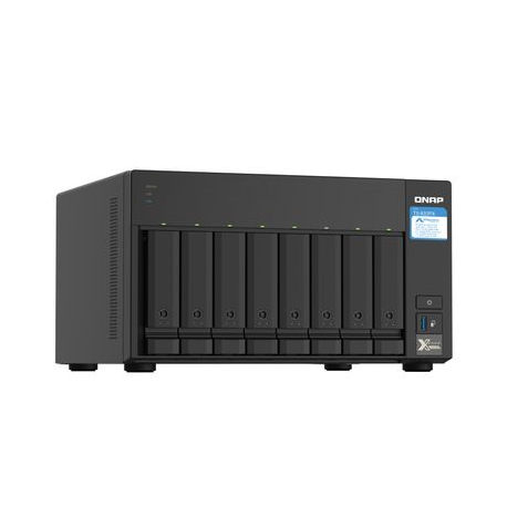 QNAP TS-832PX-4G - NAS server - 8 bays - SATA 6Gb / s - RAID 0, 1, 5, 6, 10, 50, JBOD, 60 - RAM 4 GB - Gigabit Ethernet  /  2.5 Gigabit Ethernet  /  10 Gigabit Ethernet - iSCSI - 1
