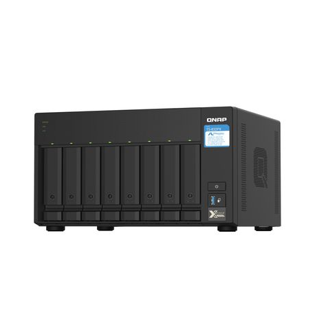QNAP TS-832PX-4G - NAS server - 8 bays - SATA 6Gb / s - RAID 0, 1, 5, 6, 10, 50, JBOD, 60 - RAM 4 GB - Gigabit Ethernet  /  2.5 Gigabit Ethernet  /  10 Gigabit Ethernet - iSCSI - 2