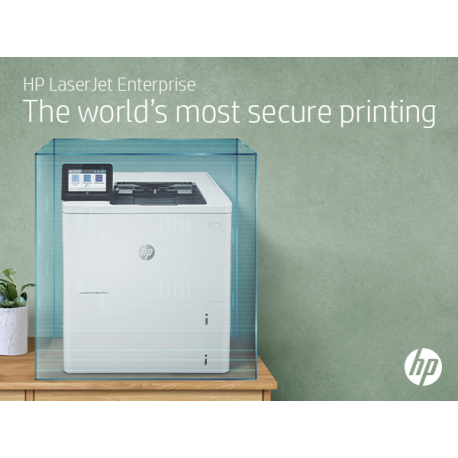 HP LaserJet Enterprise M611dn - Printer - B/W - Duplex - laser - A4/Legal - 1200 x 1200 dpi - up to 61 ppm - capacity: 650 sheets - USB 2.0, Gigabit LAN, USB 2.0 host - 13