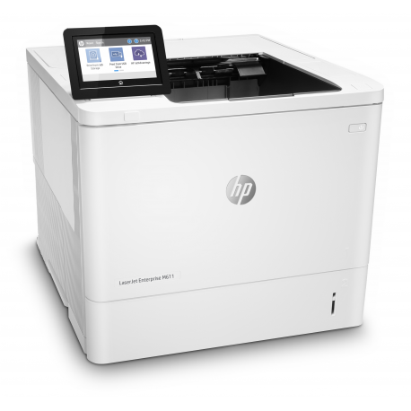 HP LaserJet Enterprise M611dn - Printer - B/W - Duplex - laser - A4/Legal - 1200 x 1200 dpi - up to 61 ppm - capacity: 650 sheets - USB 2.0, Gigabit LAN, USB 2.0 host - 17