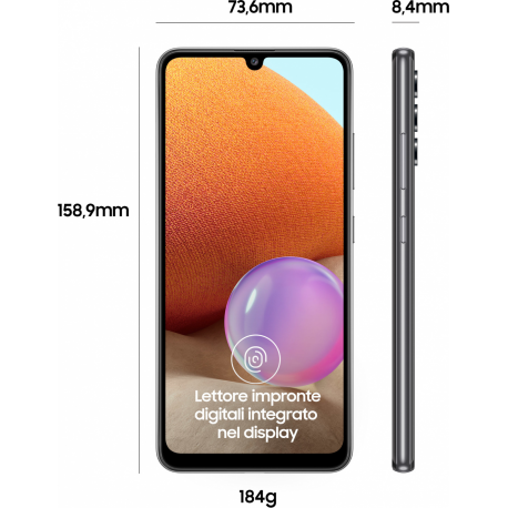 Samsung Galaxy A32 4G 6.4 Dual SIM 4GB/128GB Awesome White