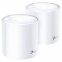 TP-Link Deco X60 - Wi-Fi system (2 routers) - mesh - GigE - 802.11a / b / g / n / ac / ax - Dual Band
