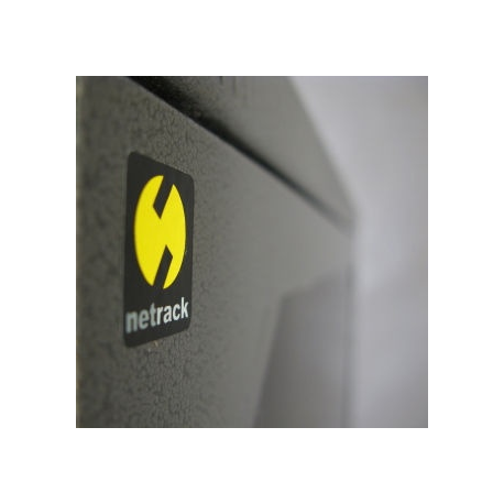 Netrack - Cabinet - wall mountable - graphite - 4U - 19" - 4