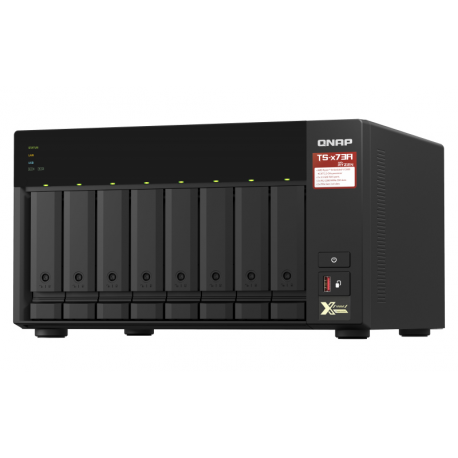 QNAP TS-873A - NAS server - 8 bays - SATA 6Gb/s - RAM 8 GB - Gigabit Ethernet / 2.5 Gigabit Ethernet - 6
