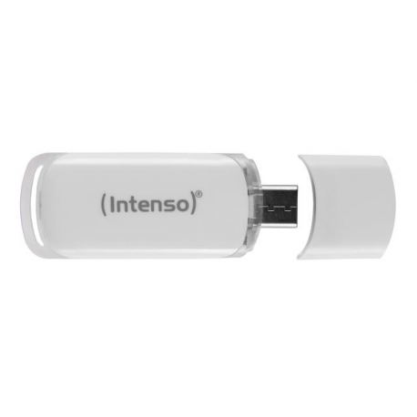 Intenso Flash Line - USB flash drive - 64 GB - USB-C 3.1 Gen 1 - white - 4