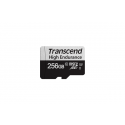 Transcend 350V - Flash memory card (SD adapter included) - 256 GB - UHS-I U3  /  Class10 - microSDXC UHS-I