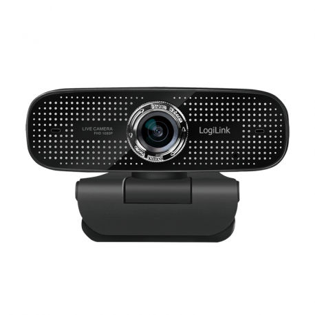 LogiLink Conference HD - Web camera - colour - 2 MP - 1920 x 1080 - fixed focal - audio - USB 2.0 - MJPEG, YUV2 - 2