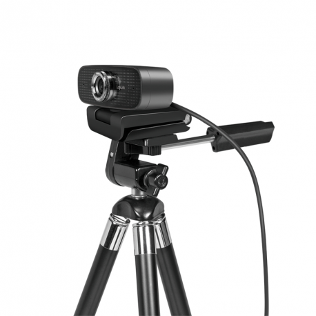 LogiLink Conference HD - Web camera - colour - 2 MP - 1920 x 1080 - fixed focal - audio - USB 2.0 - MJPEG, YUV2 - 4