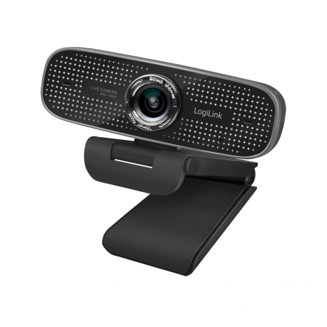 LogiLink Conference HD - Web camera - colour - 2 MP - 1920 x 1080 - fixed focal - audio - USB 2.0 - MJPEG, YUV2 - 5