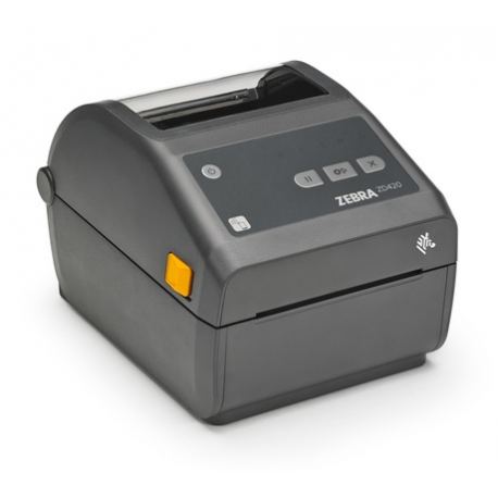 Zebra ZD421d - Label printer - direct thermal - Roll (10.8cm) - 203 dpi - up to 152 mm / sec - USB 2.0, USB host, NFC, Bluetooth LE - grey - 0