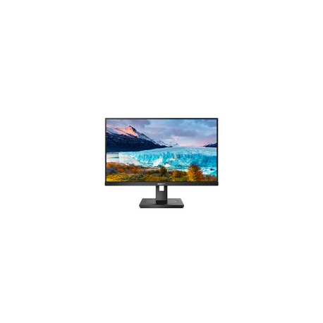 Philips S-line 272S1AE - LED monitor - 27" - 1920 x 1080 Full HD (1080p) @ 75 Hz - IPS - 250 cd/m² - 1000:1 - 4 ms - HDMI, DVI-D, VGA, DisplayPort - speakers - black texture - 5