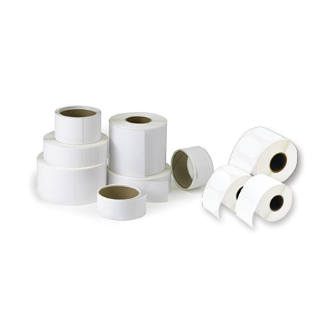 Primera Paper High Gloss - Smooth glossy - white - 38 x 76 mm 1600 label(s) (1 roll(s) x 1600) labels - for Primera LX1000e Color Label Printer, LX2000e, LX900e Color Label Printer, LX910e - 1