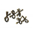 Zebra - Power cable - NEMA 5-15 (M) to IEC 60320 C13 - AC 110 V - United States (pack of 5) - for Eclipse; LP 3742; Zebra 2684, 2746; GK Series GK420; GX Series GX420, GX430; TR 220