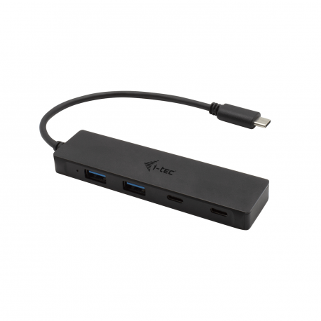i-Tec - Hub - 2 x SuperSpeed USB 3.0 + 2 x USB-C 3.1 Gen 1 - desktop - 10