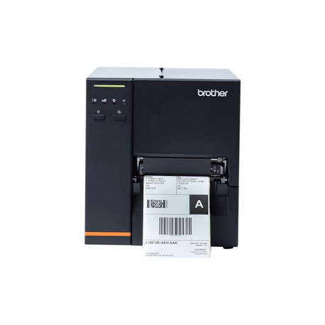 Brother TJ-4120TN Industrial Label Printer - Label printer - direct thermal / thermal transfer - Roll (12 cm) - 300 dpi - up to 178 mm/sec - USB 2.0, LAN, serial, USB host - 0