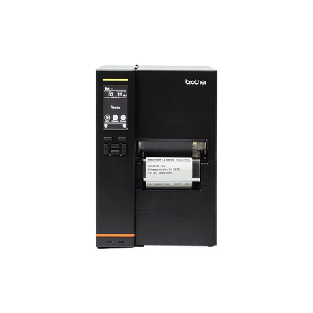Brother TJ-4522TN - Label printer - direct thermal / thermal transfer - Roll (11.4 cm) - 300 dpi - up to 305 mm/sec - USB 2.0, LAN, serial, USB host - 0