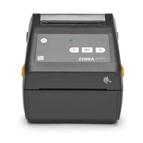 Zebra ZD421d - Label printer - direct thermal - Roll (10.8cm) - 300 dpi - up to 102 mm / sec - USB 2.0, LAN, USB host, NFC, Bluetooth LE - grey - 1