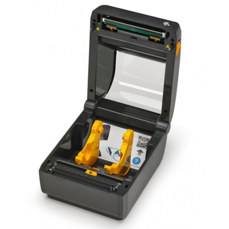 Zebra ZD421d - Label printer - direct thermal - Roll (10.8cm) - 300 dpi - up to 102 mm / sec - USB 2.0, LAN, USB host, NFC, Bluetooth LE - grey - 3