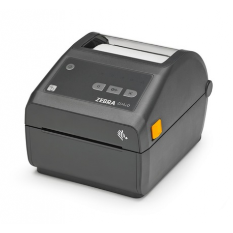 Zebra ZD421d - Healthcare - label printer - direct thermal - Roll (10.8cm) - 300 dpi - up to 102 mm / sec - USB 2.0, LAN, USB host, NFC, Bluetooth LE - white - 2