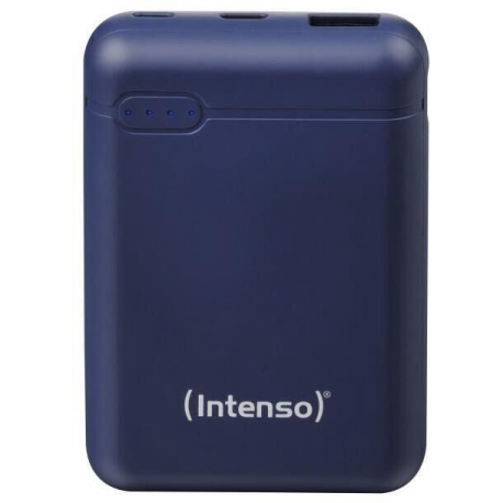 Intenso XS10000 - Power bank - 10000 mAh - 3.1 A - 2 output connectors (USB, USB-C) - blue - 0