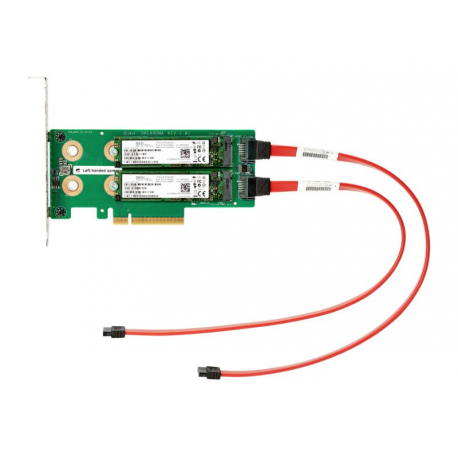 HPE Universal SATA HHHL M.2 Kit - Interface adapter - M.2 - M.2 Card - PCIe - for Nimble Storage dHCI Small Solution with HPE ProLiant DL360 Gen10; ProLiant DL360 Gen10 - 1