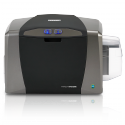 Fargo DTC1250e - Plastic card printer - colour - Duplex - dye sublimation / thermal resin - CR-80 Card (85.6 x 54 mm) - 300 dpi - up to 600 cards / hour (mono)  /  up to 150 cards / hour (colour) - capacity: 100 cards - USB 2.0