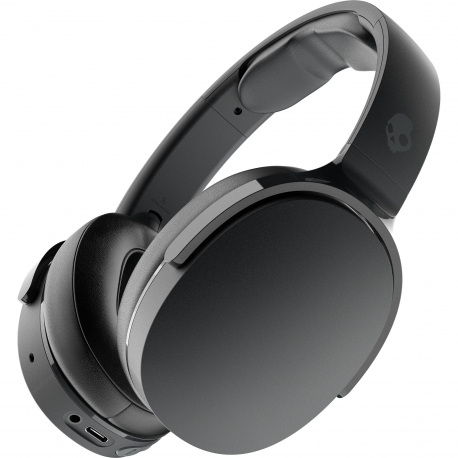 Skullcandy HESH Evo - Headphones with mic - full size - Bluetooth - wireless, wired - noise isolating - true black - 0