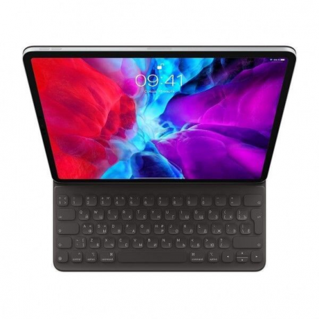 Apple Smart - Keyboard and folio case - Apple Smart connector - QWERTY - Russian - for 12.9-inch iPad Pro (3rd generation, 4th generation) - 0