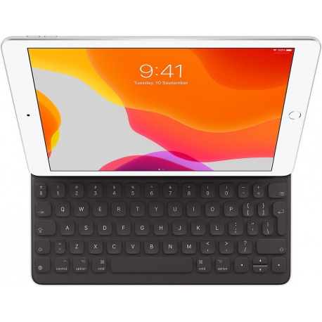 Apple Smart - Keyboard and folio case - Apple Smart connector - QWERTY - US International - for 10.2-inch iPad; 10.5-inch iPad Air (3rd generation); 10.5-inch iPad Pro - 0