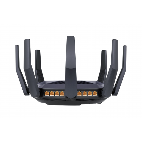 ASUS RT-AX89X - Wireless router - 8-port switch - 10 GigE - WAN ports: 2 - 802.11a/b/g/n/ac/ax - Dual Band - 1