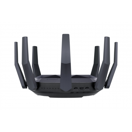 ASUS RT-AX89X - Wireless router - 8-port switch - 10 GigE - WAN ports: 2 - 802.11a/b/g/n/ac/ax - Dual Band - 8