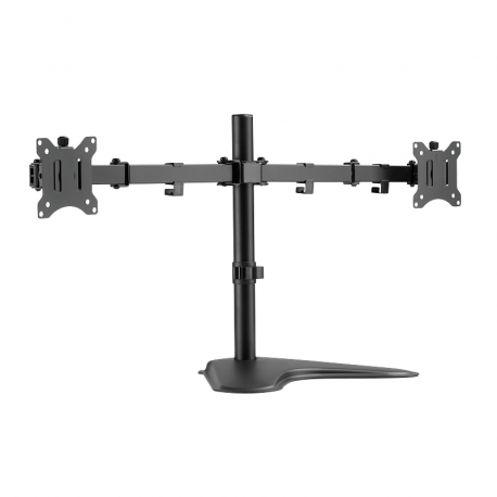LogiLink - Stand for 2 LCD displays (adjustable arm) - black - screen size: 17"-32" - desktop - 0