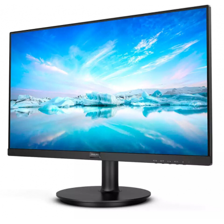Philips V-line 222V8LA - LED monitor - 22" (21.5" viewable) - 1920 x 1080 Full HD (1080p) @ 75 Hz - VA - 250 cd/m² - 3000:1 - 4 ms - HDMI, VGA, DisplayPort - speakers - textured black - 0